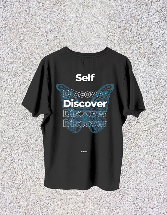 "SELF DISCOVER" oversized t-shirt